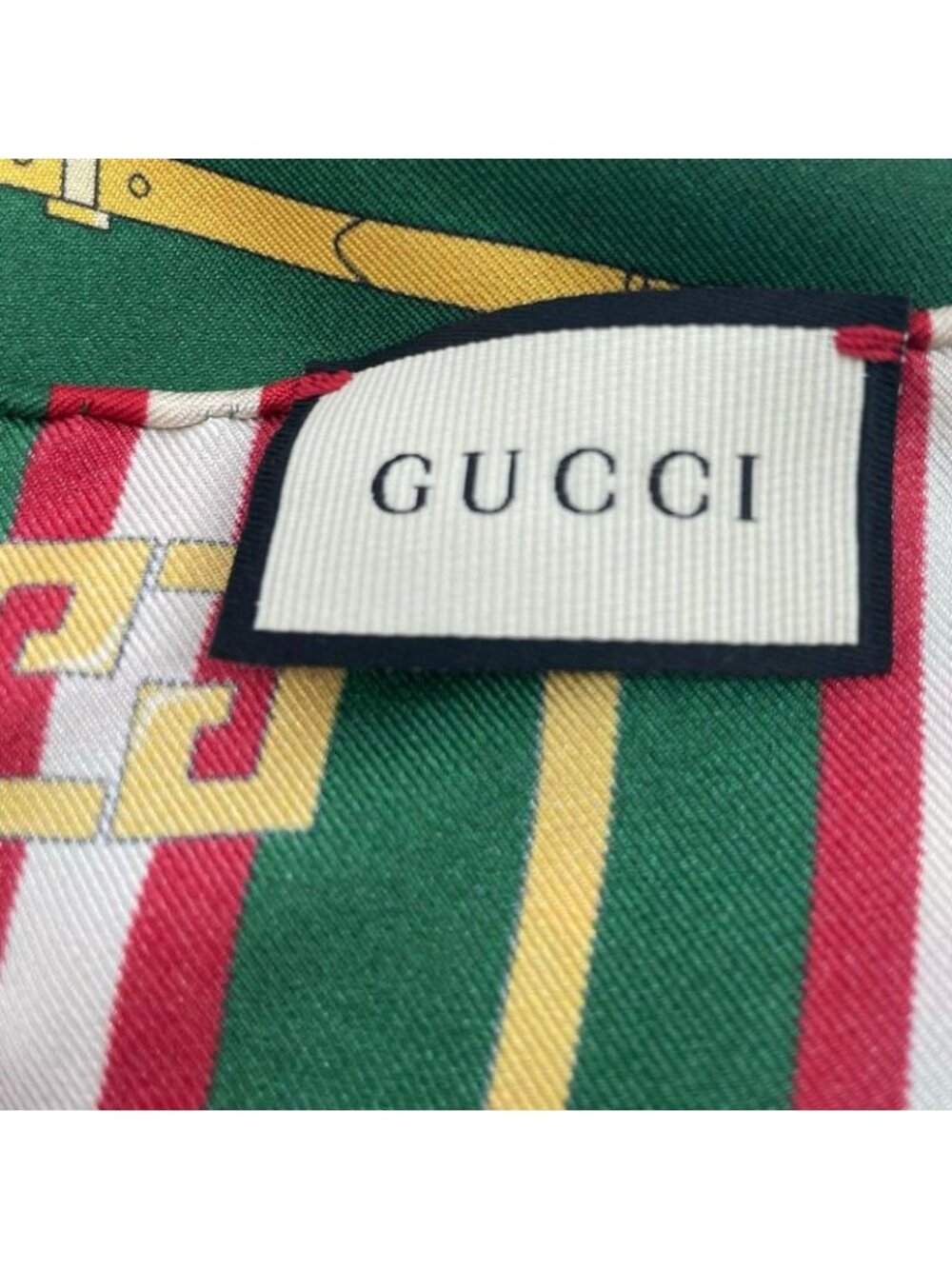 Gucci Silk Flora Scarf Floral Pattern Red - Picture 9 of 9